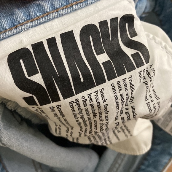 NWT MOTHER Snacks! The Fun Dip Puddle in Lots of Nibbles wash size 29 - Picture 14 of 14